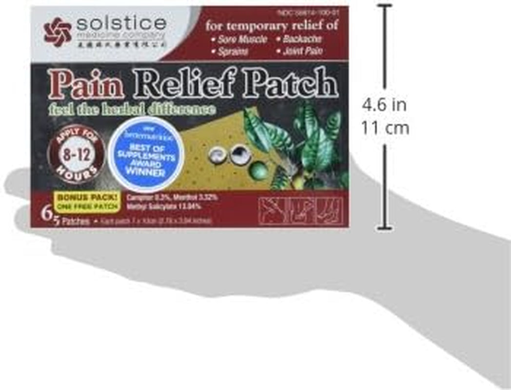 Solstice Pain Relief Patch, 0.02 Pound