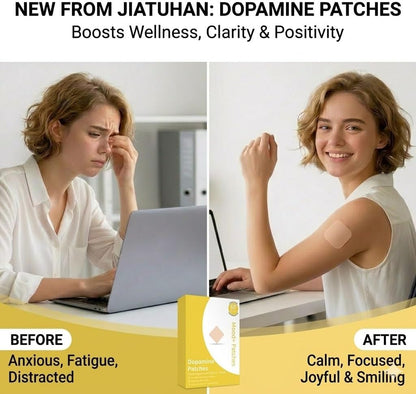Dopamine Patches Extra Strength, 60 Counts Mood Support Patches for Women and Men