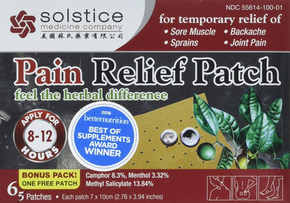 Solstice Pain Relief Patch, 0.02 Pound